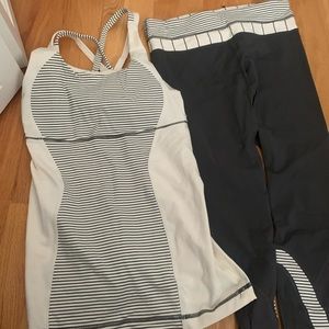 Lulu workout outfit size 6 top and pants